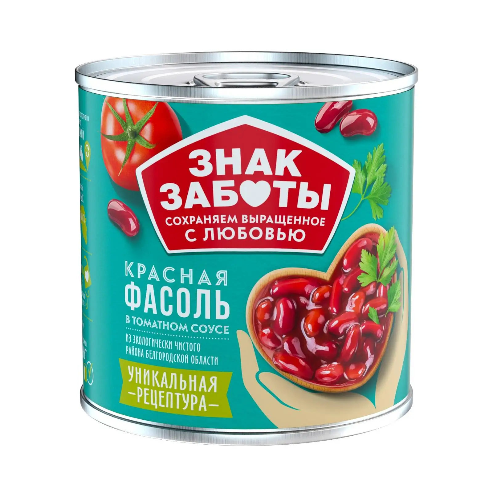 Упаковка из 12 банок Фасоль Знак Заботы