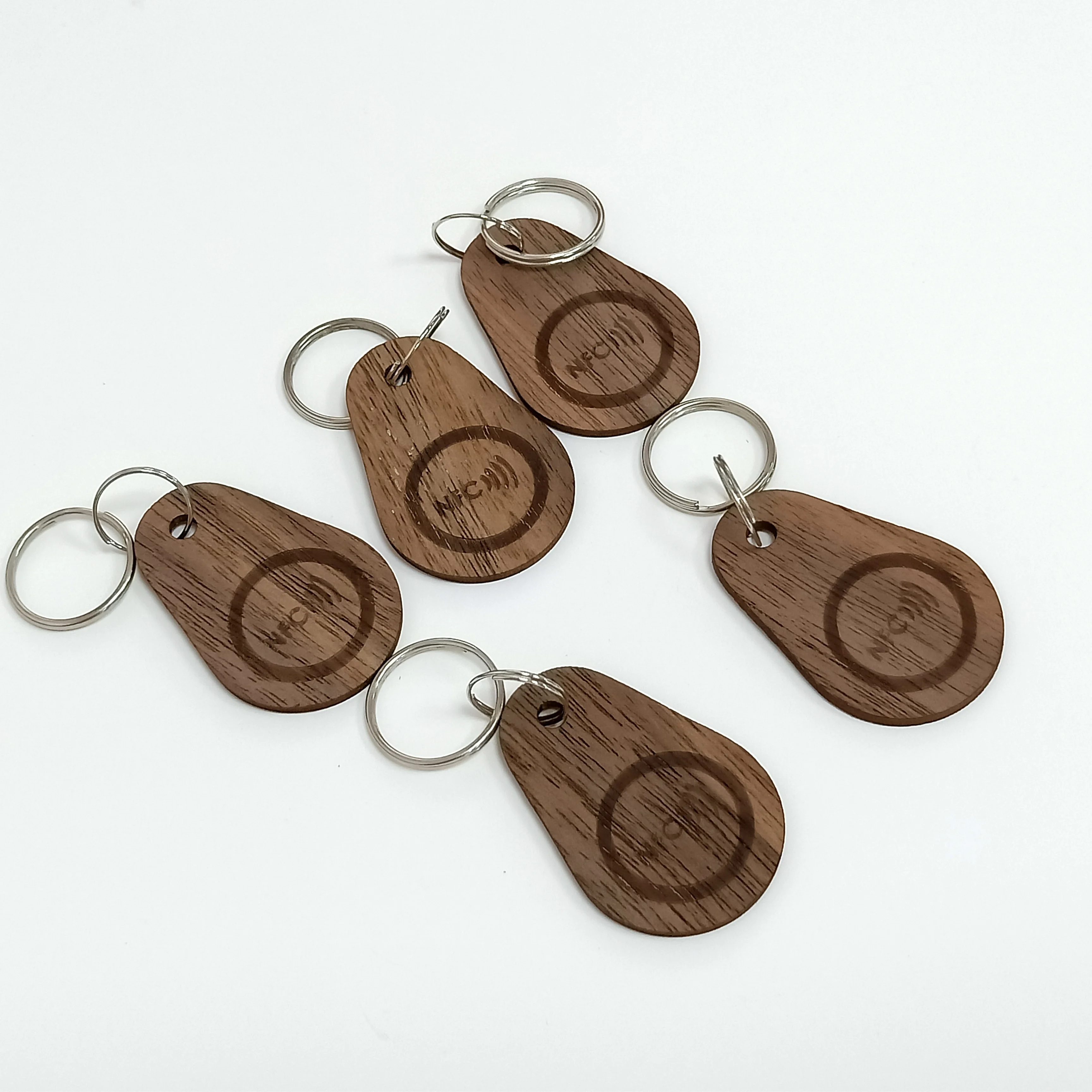 Фото 5 шт., карта памяти Nfc 213 из орехового дерева №5