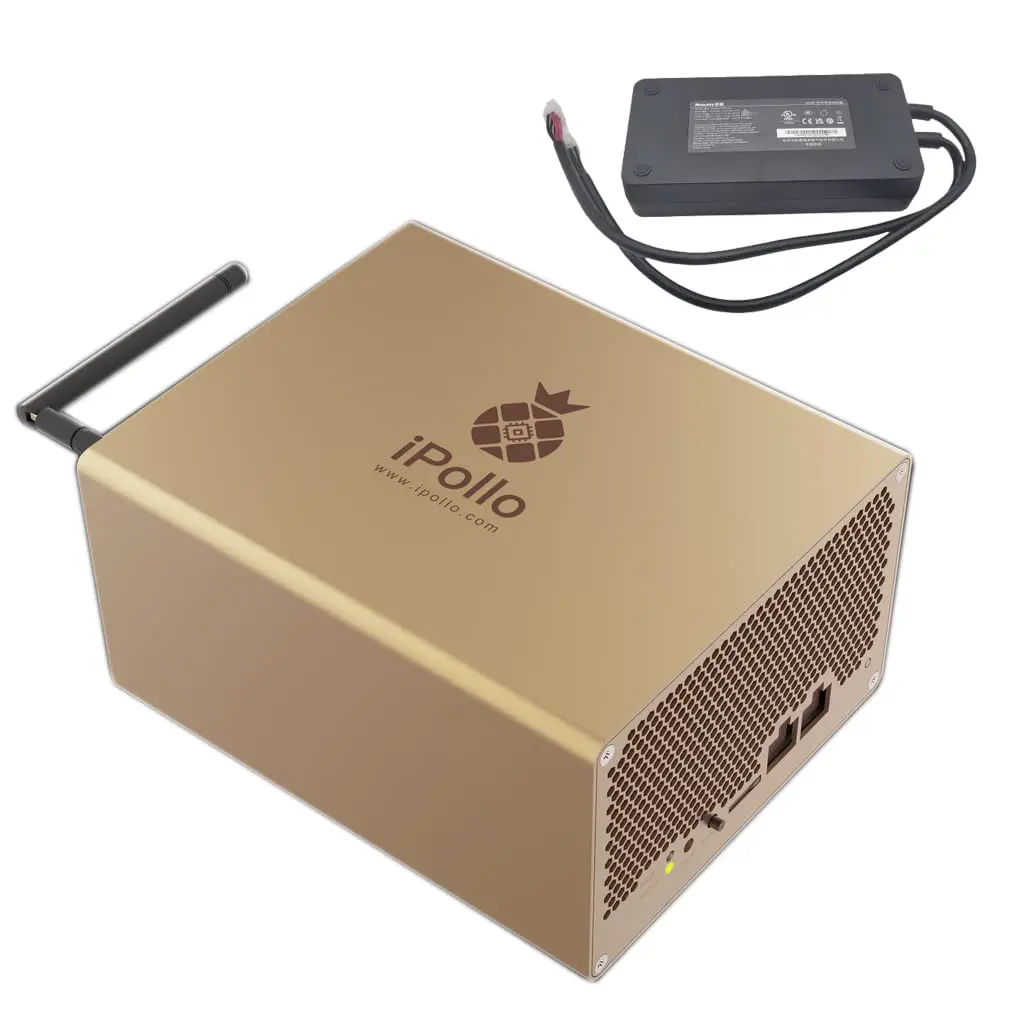 

BIG DISCOUNT SALES NEW Used iPollo V1 Mini Classic ETC Miner 280MH/s 270W With PSU Low Noise ETC Machine Good For Home mining Ip