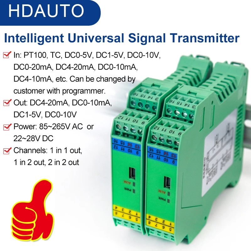 Intelligent Universal Temperature Transmitter Signal Isolator and