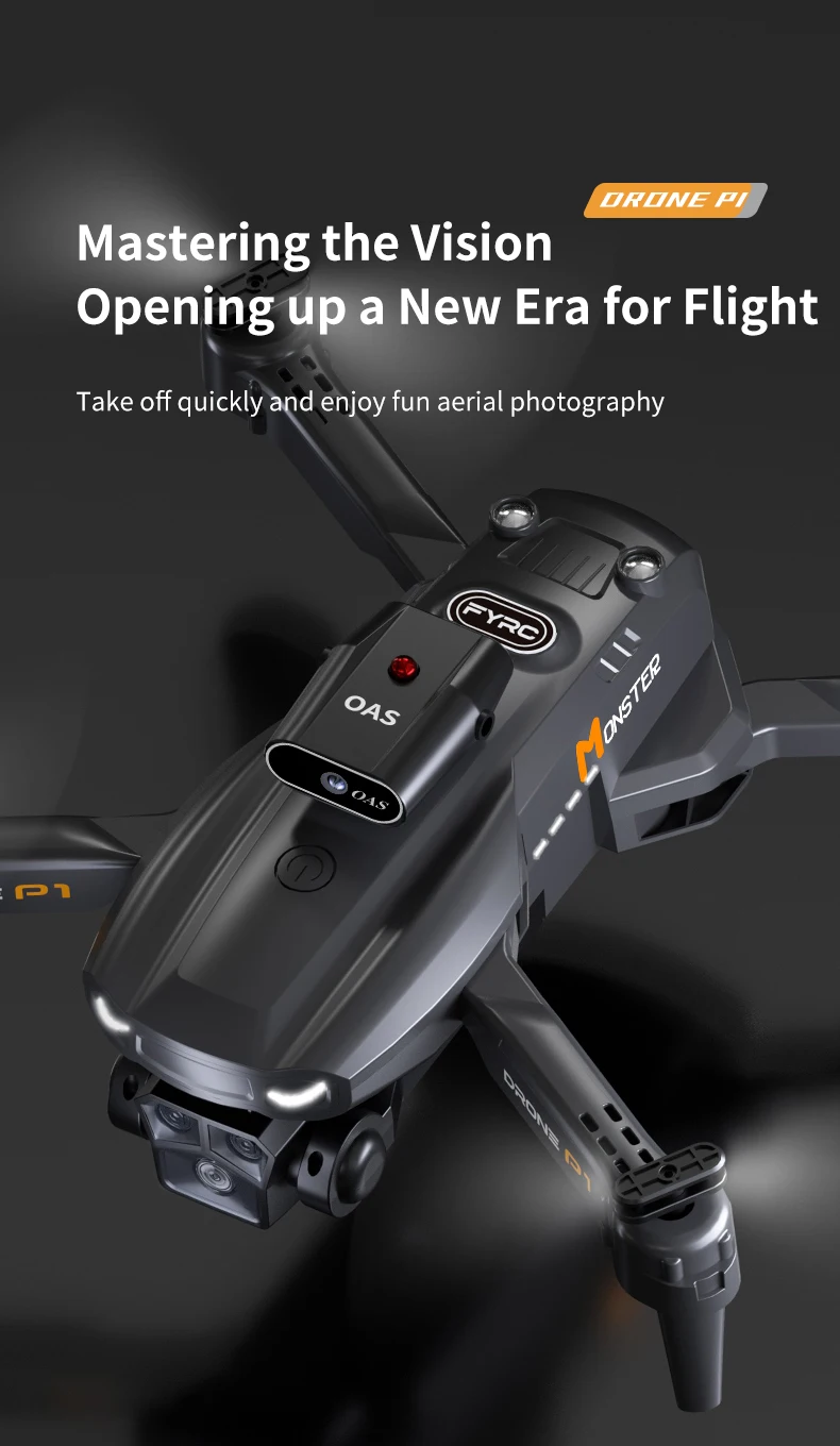 Description Picture 2 of item2024 P1 Mini Drone 8K Profesional 4K HD Camera Obstacle Avoidance Aerial Photography 5G 10Km Foldable Quadcopter Toy Sell Apron