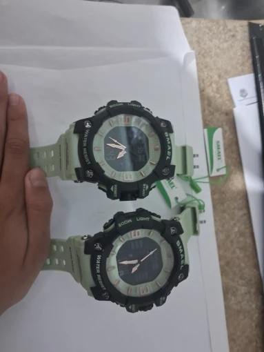 Relógios militares masculinos, relógio esportivo à prova d'água, despertador, tempo duplo, relógios de pulso digitais 8049b, relógios militares photo review