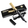 3 in1 Electric Flat Iron Pressing Comb Straightening Heated Brush Hot Comb Curler Titanium Straightener For Wig Peigne Chauffant 1