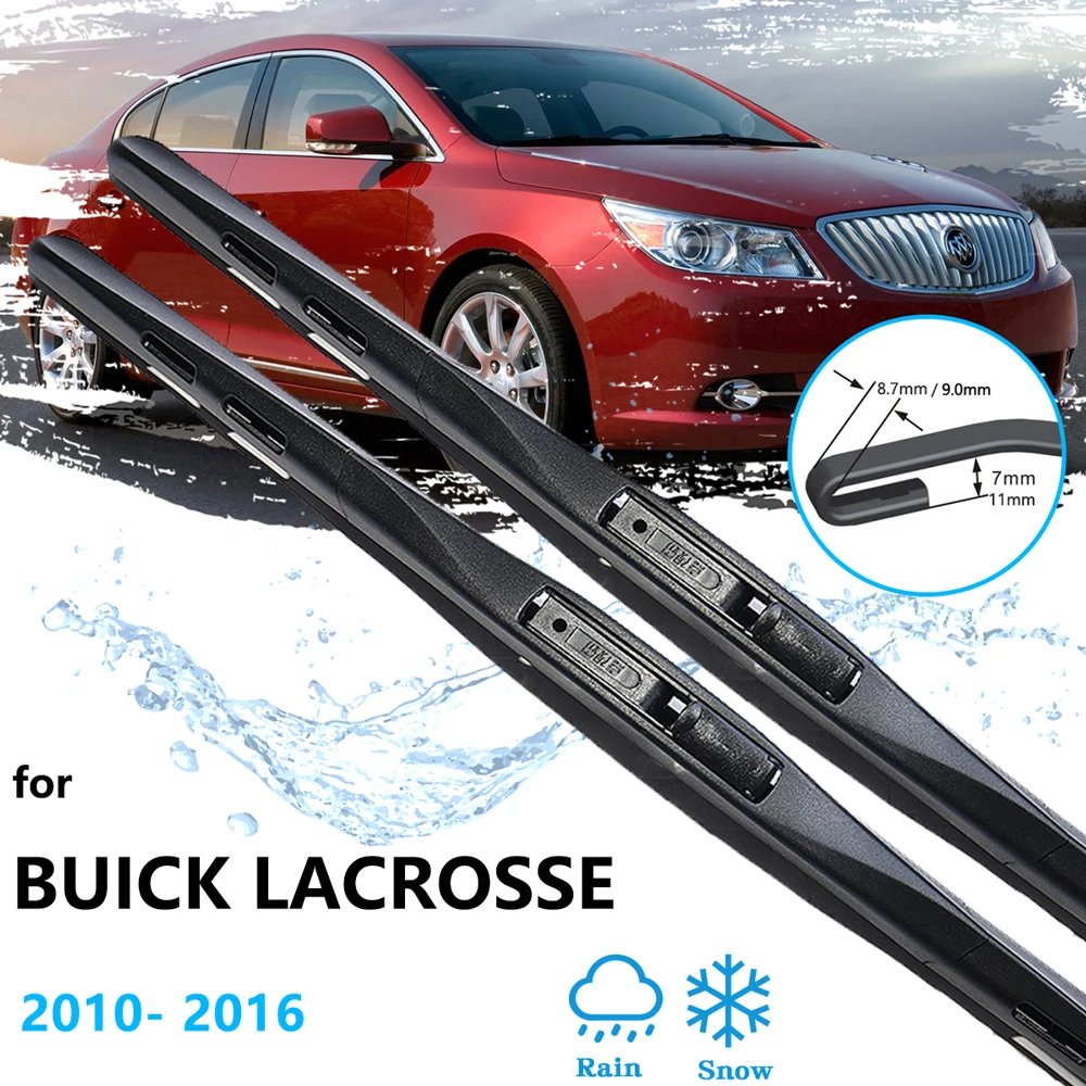

Для Buick Lacrosse Allure Alpheon MK2 2010 ~ 2016 передние щетки стеклоочистителя ветровое стекло очистители ветрового стекла резина силиконовая заправка