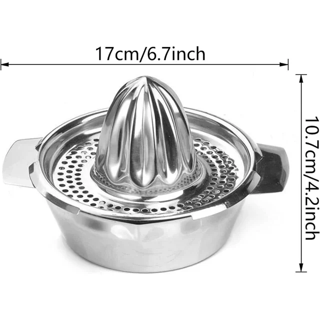 Mini stainless steel manual lemon juicer, orange extruder, fruit press, household juicer, suitable for a variety of citrus fruit 2