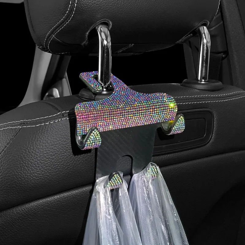 Multifunction Hook Car Back Seat Headrest Hook Auto Back Seat Organizer Hanger Handbag Clothes Bracket Car Interior Accessories