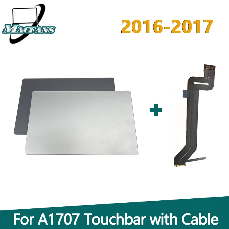 Original Touchpad Trackpad A1707 for Macbook Pro Retina 15'' A1707 Trackpad Replacement Gray/Silver Year
