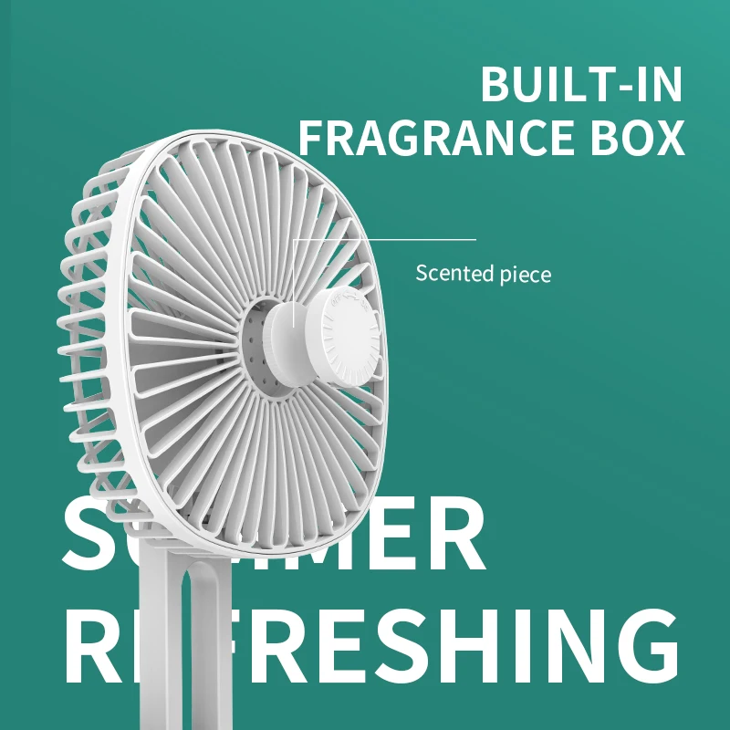 Desktop Wall Mounted Mini Small Foldable Fan Rechargeable Folding Electric Fan USB Small Fan Amping