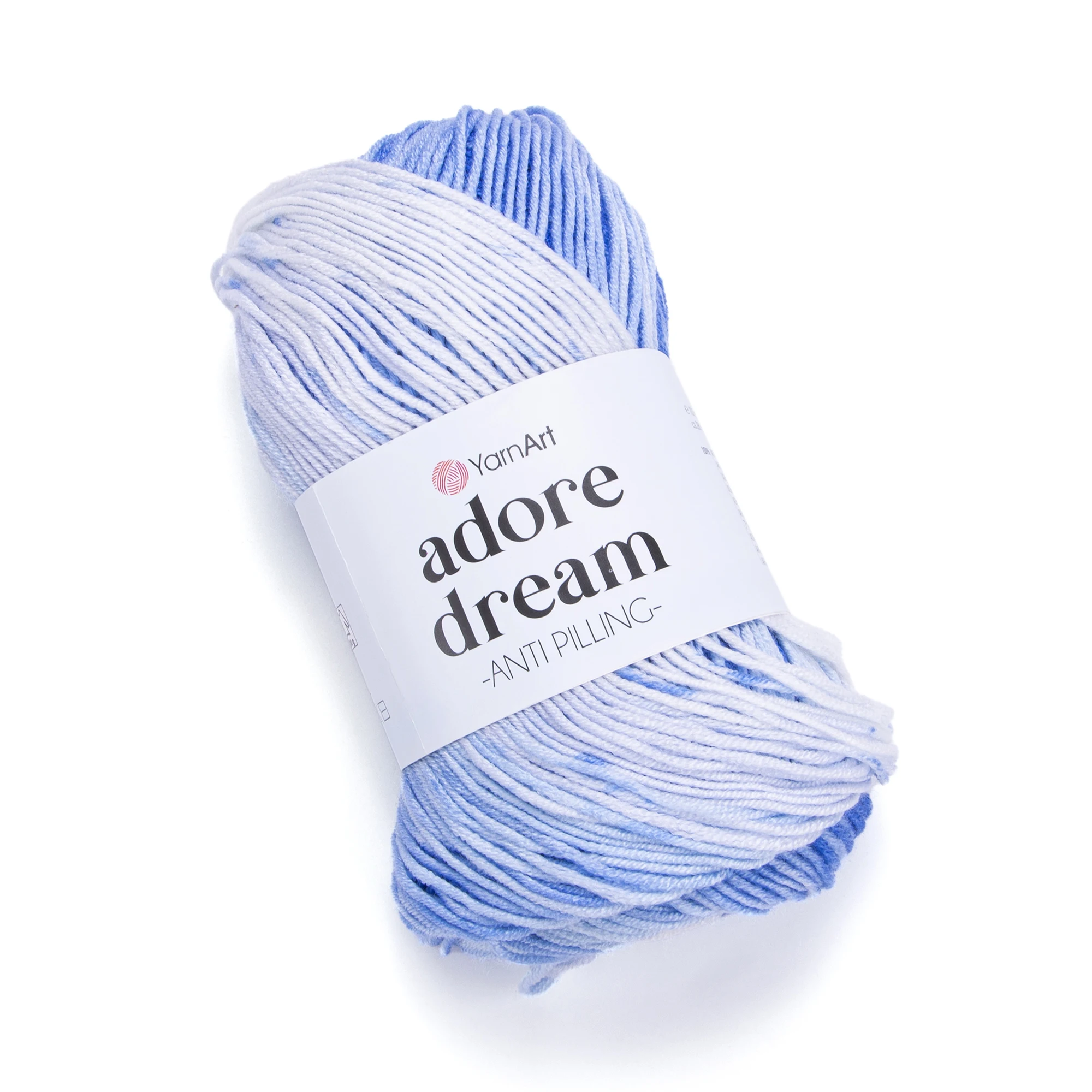 YARNART ADORE DREAM Anti-pilling Knitting Yarn, Baby Yarn, Knitting,  Crocheting, 100% Anti-pilling Acrylic, Soft Yarn, 3.52 Oz, 306.21 Yds 
