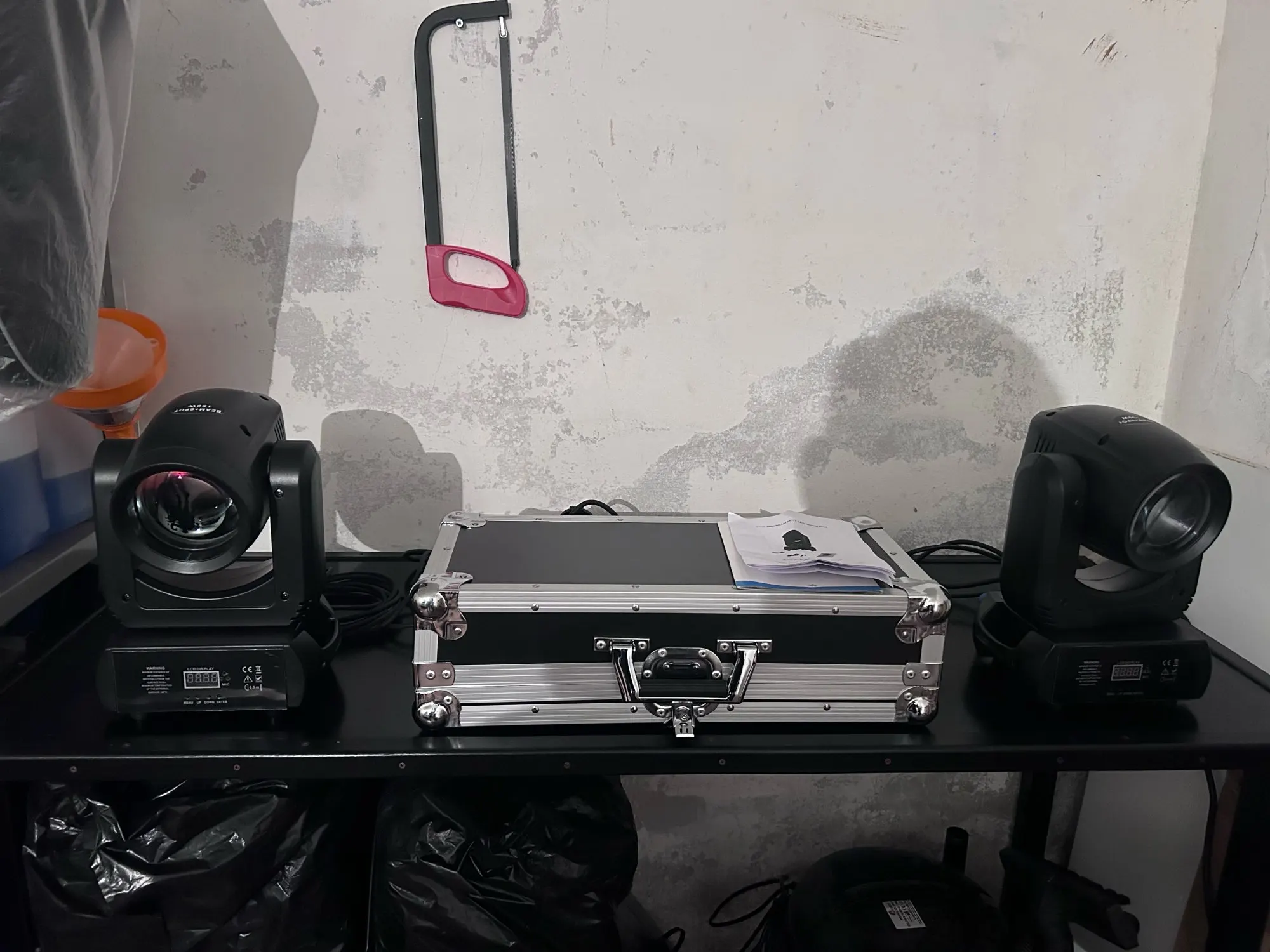 2PCS 150W LED Moving Head lights Mini Beam&Spot 18 Rotating Prisms 8 Colors&8 Gobos DJ disco Bar Strobe Disco lights photo review