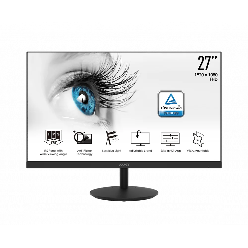 MSI PRO MP271, 27 ġ 1080P 75Hz , IPS 繫  ׵θ VGA HDMI