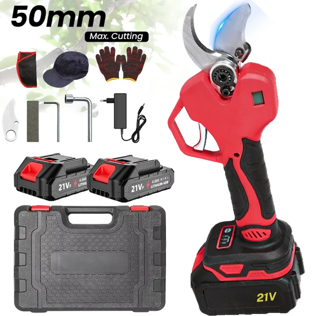 Sécateur électrique sans fil 1000W, 50mm, pour arbres fruitiers et bonsaïs, outils électriques compatibles avec batterie Makita 1