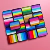30g Face Painting Rainbow Split Cake Non-Toxic Glow Water-Based Eyeliner For Christmas Halloween Special Makeup 1