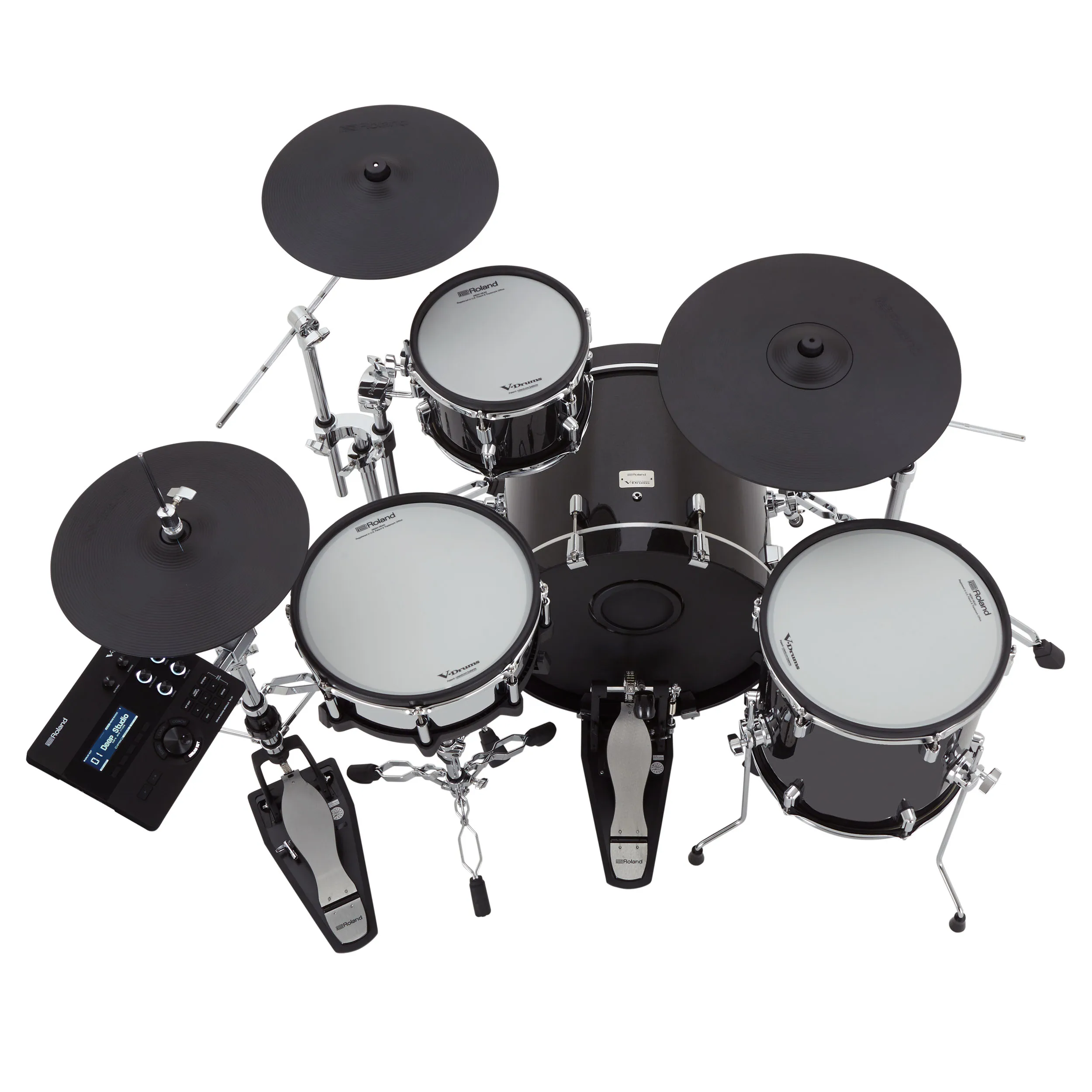 

50% скидка Roland V-барабанная акустическая конструкция вак504 электронный барабанный набор