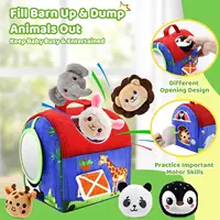 Montessori cloths Toys Magic Cotton Animal Tissue Box Kids Finger Exercise Cloth Busy Box Toys Baby Educational Activity Sensory 3
