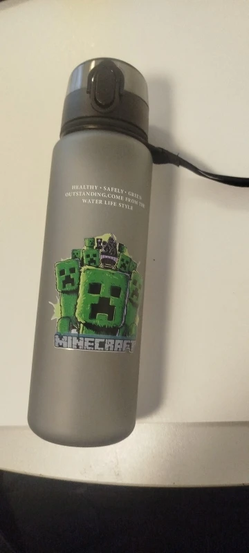 Gourde Minecraft Noir 650ml (Jeux)