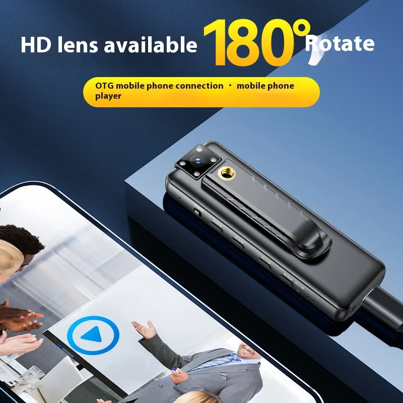 Best HD Video Recorder Camera Artifact Back Clip Night Vision Body Worn Recorder Action Camera