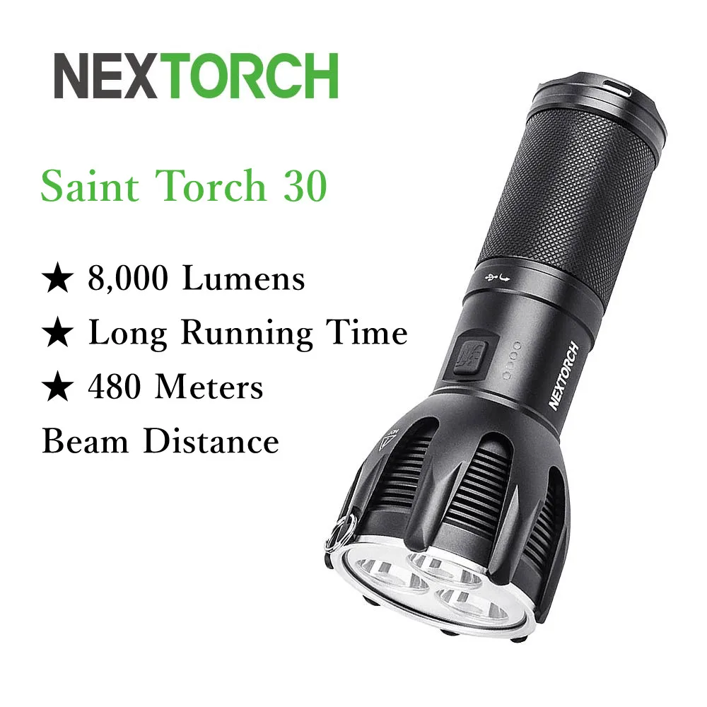 Nextorch 5600 Lumens Ultralong Throw Rechargeable Search Torch