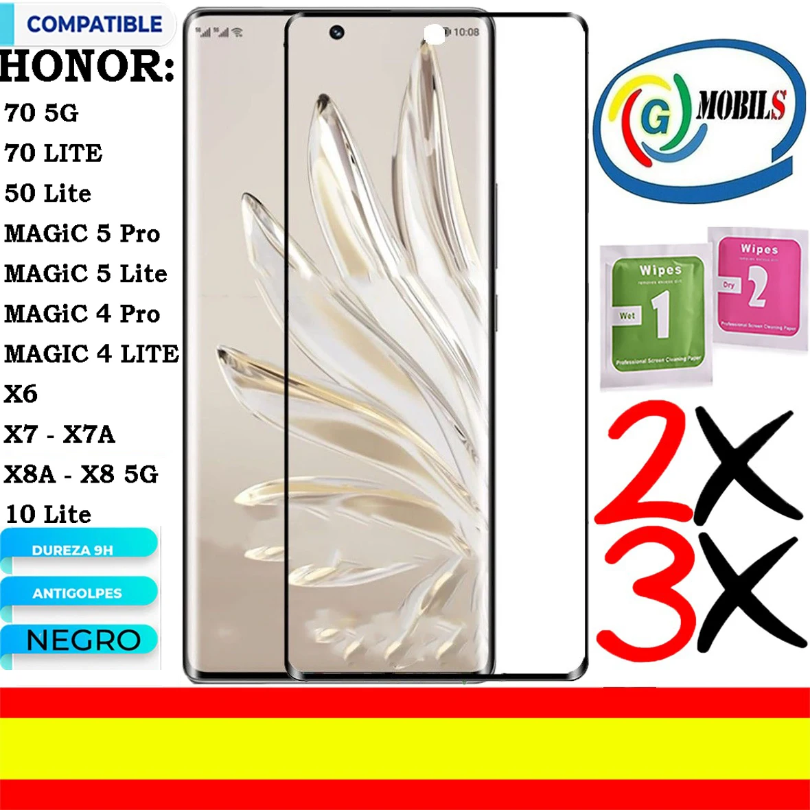 Honor 70 Lite, Honor 70 5G, Honor 50 Lite, Honor 50 5G, Magic 5 Pro, Magic 5 Lite, Magic 4 Pro, Magic 4 Lite 5G, Protezione Dello Schermo Compatibile,