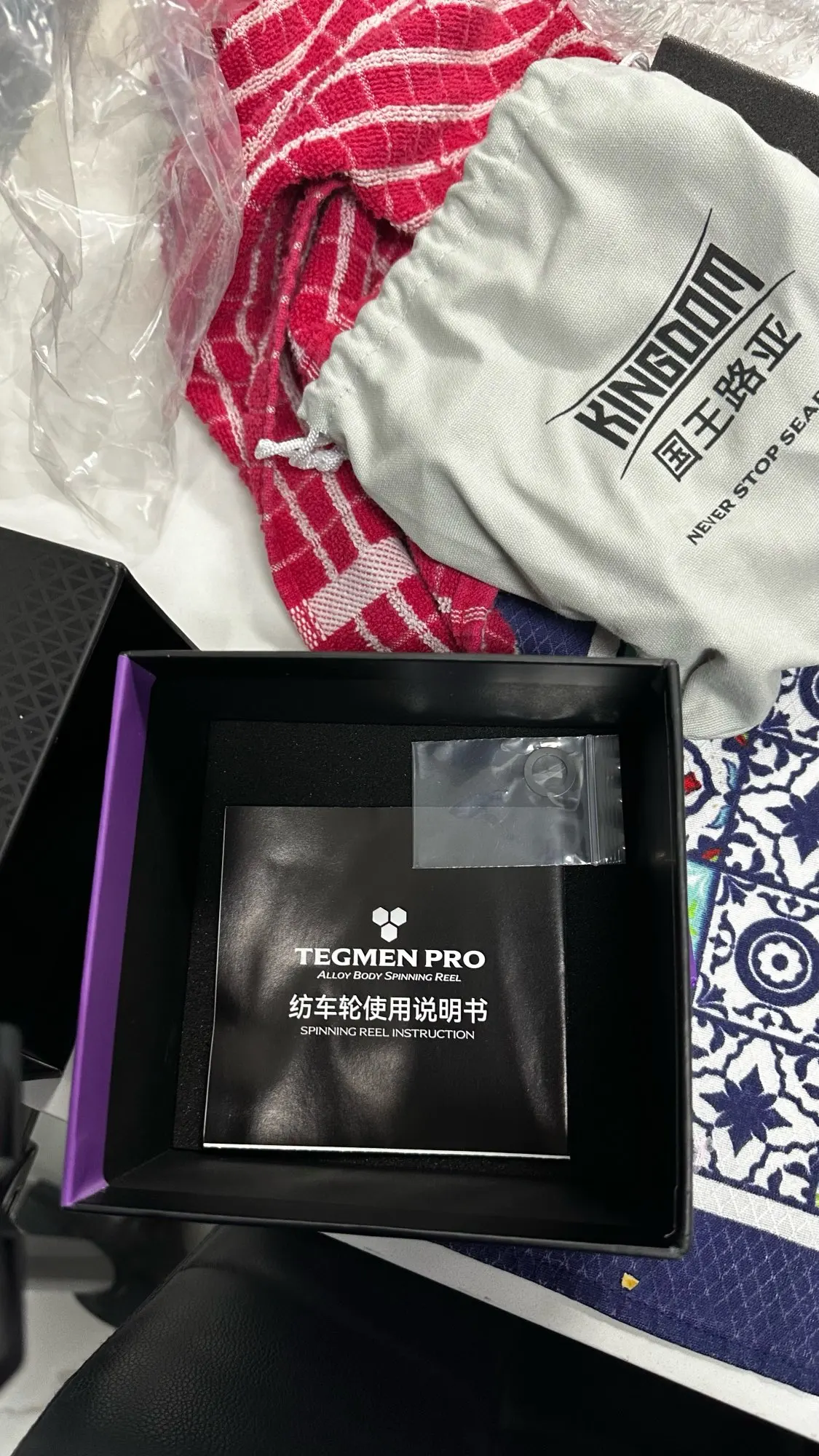 Kingdom Tegmen Pro 6.2:1 High Speed Gear Ratio Spinning Fishing