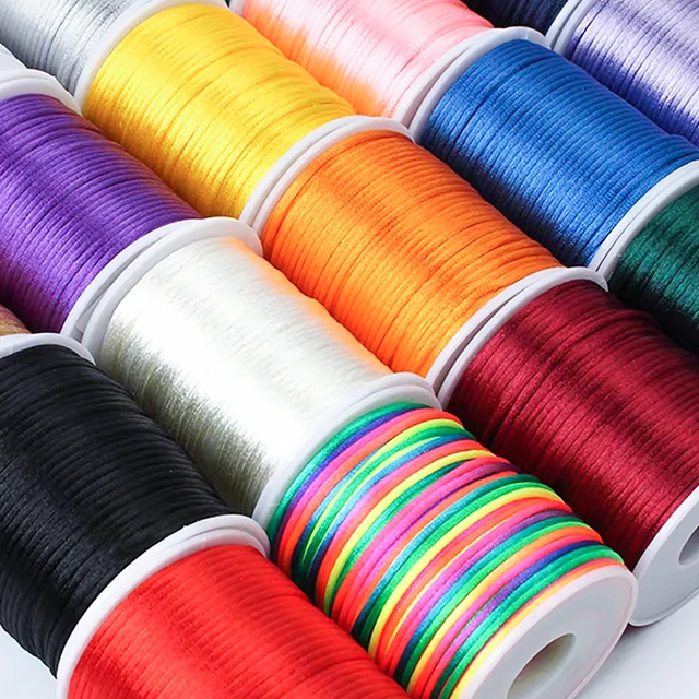 Chinese Silk Cord Necklace  Satin Rattail Silk Nylon Cord - Jewelry  Findings & Components - Aliexpress