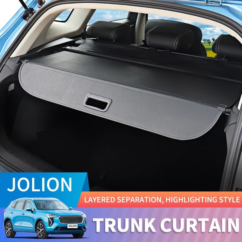 ForHavalJolionTrunkCoverCurtainAutoPartsTrunkPrivacyCargoCoverRetractableWaterproof