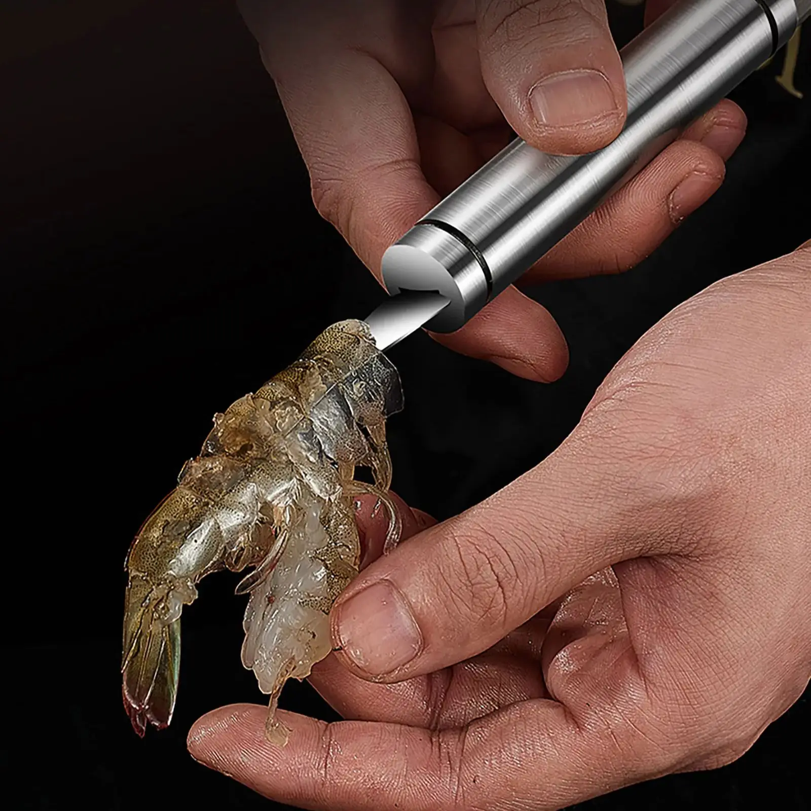 Mulitifunctional Stainless Steel Shrimp Peeler Easy to Use Cutting Shrimp Line Fish Knife Scraping Digging Fish Scale Knife