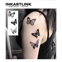 Butterfly Temporary Tattoo,Lasts To 15 Days New Technology Magic Waterproof Semi Permanent Sticker. 2