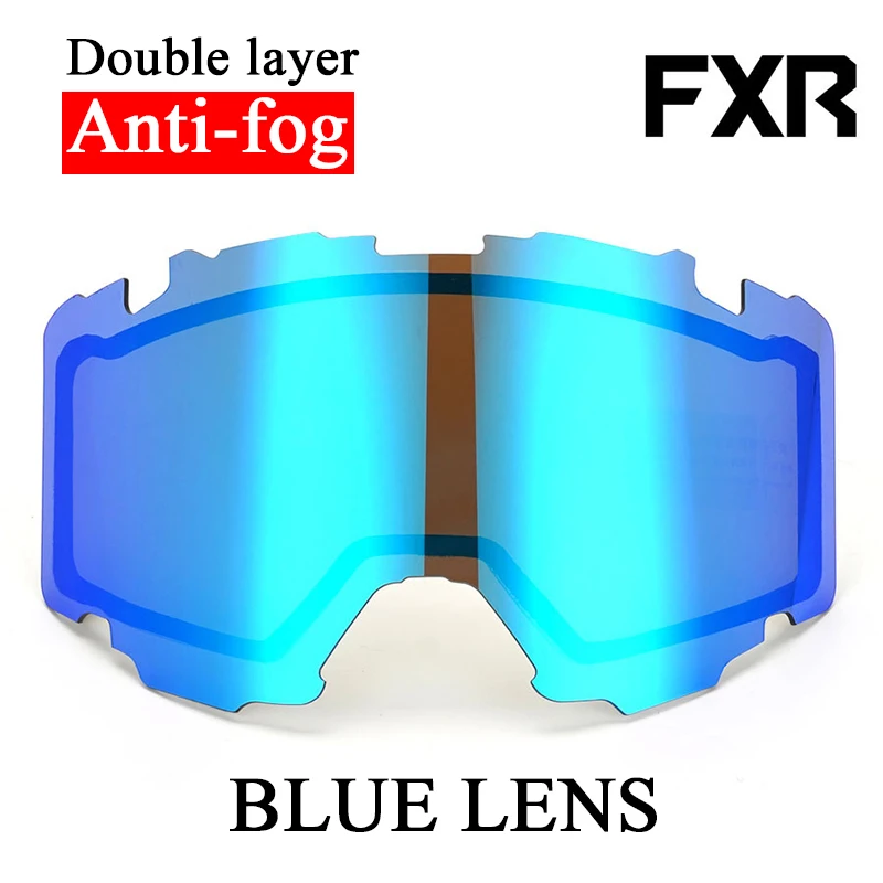 FXR Goggles Motocross Helmet Goggles Double Layers Anti-fog Lens Suit For FXR Goggles Only Lens without Goggles 3