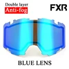 FXR Goggles Motocross Helmet Goggles Double Layers Anti-fog Lens Suit For FXR Goggles Only Lens without Goggles 3
