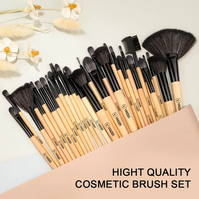 Kit de pinceaux de maquillage professionnels, ombre à barrage, sourcils,  fond de teint, fard à joues, outils de beauté, cosmétiques, accessoires de  maquillage, 9 pièces - AliExpress