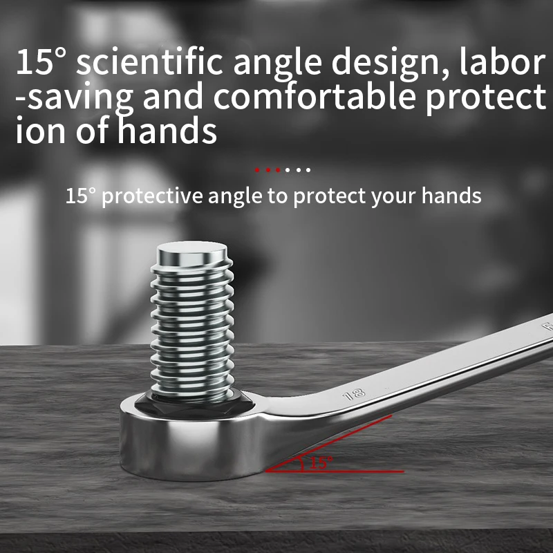 15° Angled Wrench Set 5