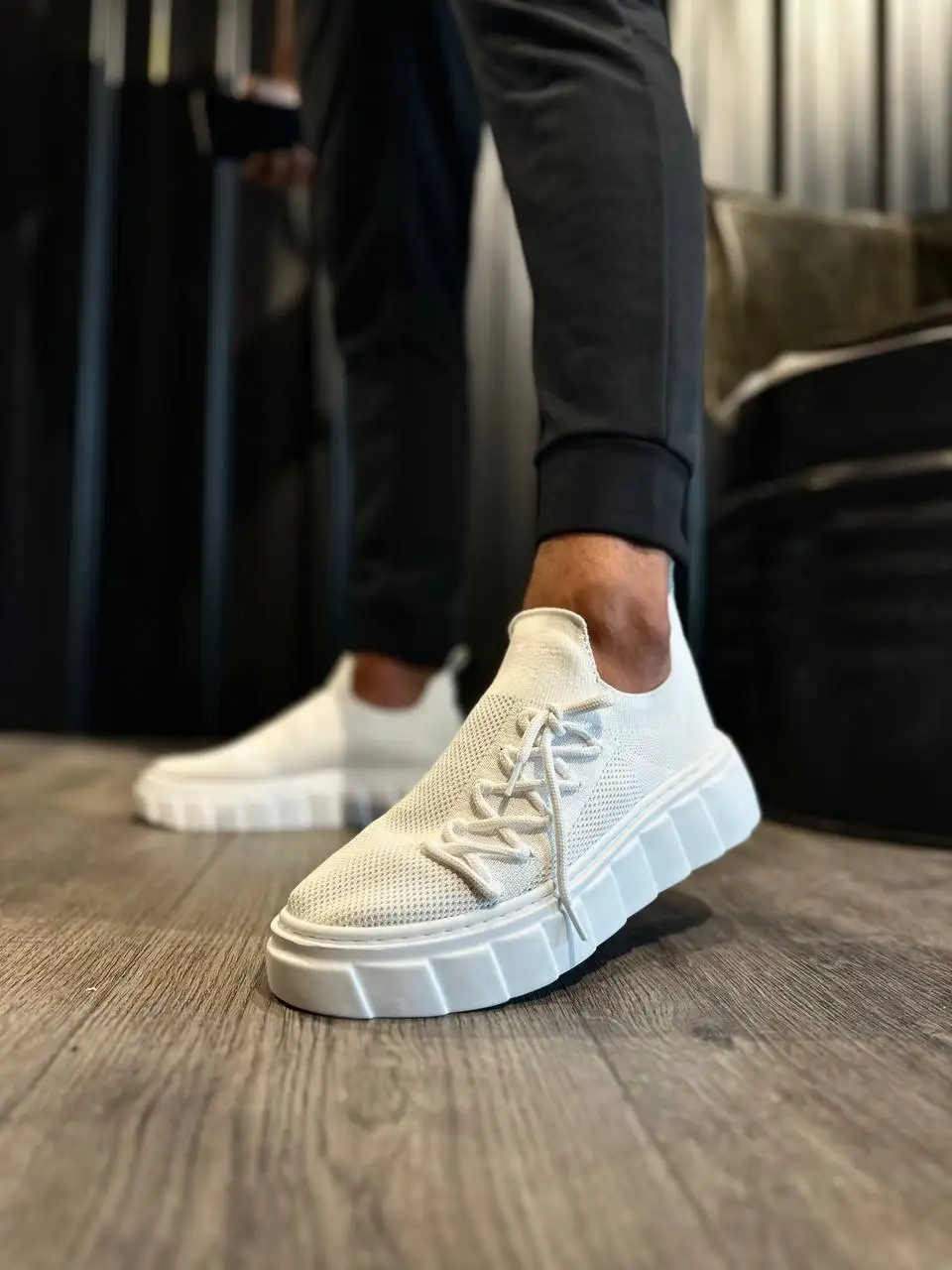 

New Season Comfortable and Comfortable High Sole Daily Suede Shoes