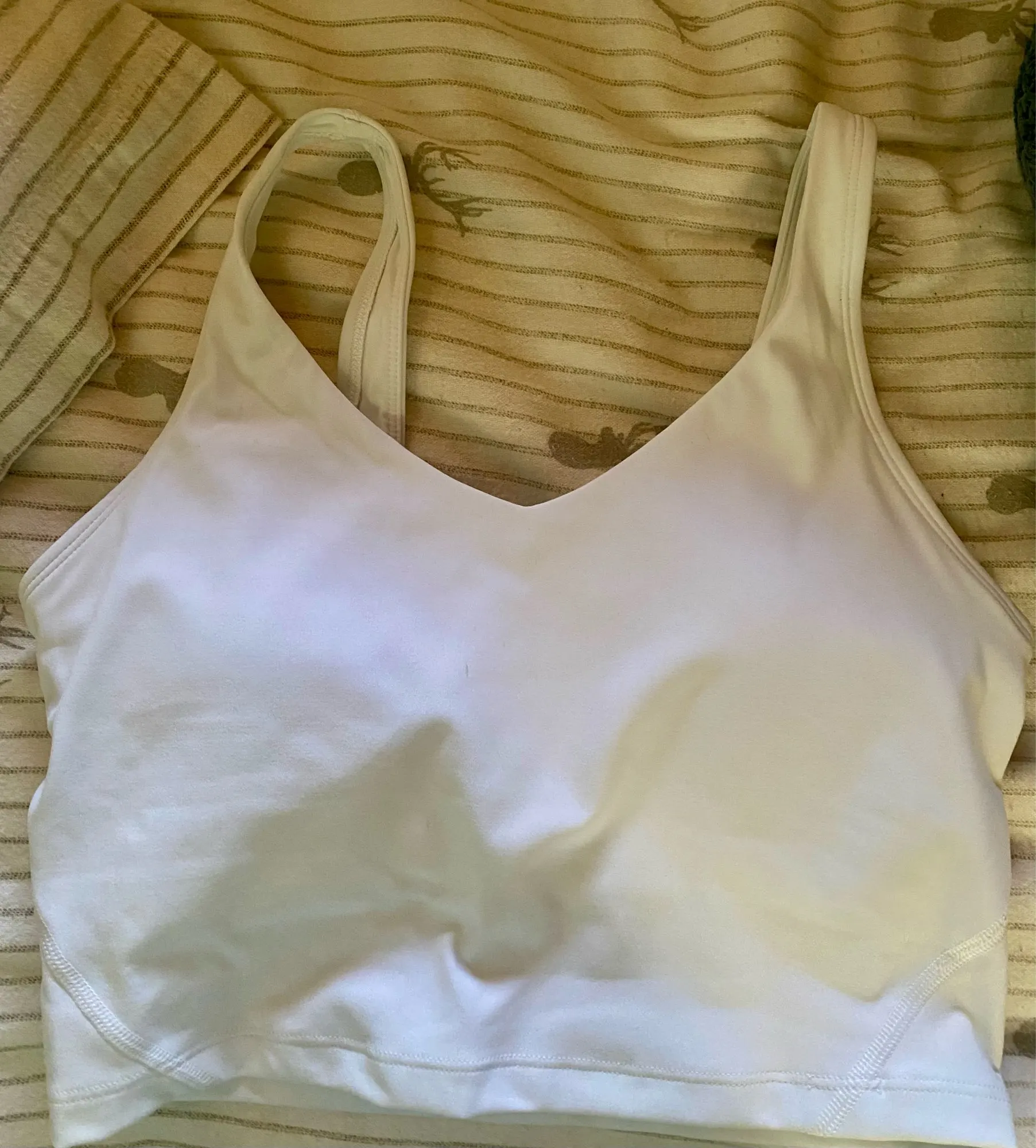 Longline Tank Top with Built-In Bra & Removable Pads photo review