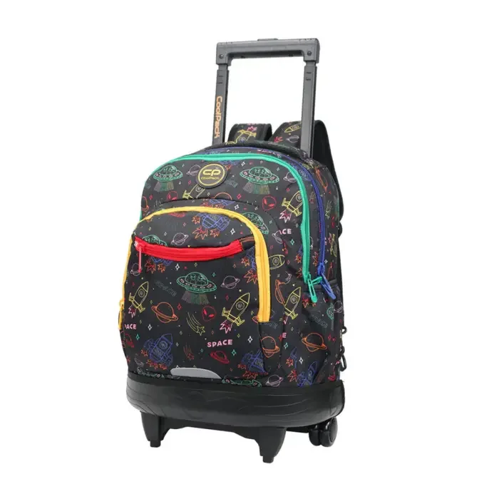 Mochila Escolar Totto Ruedas, Portátil 15,4, 52cm, Galaxia Estrellada