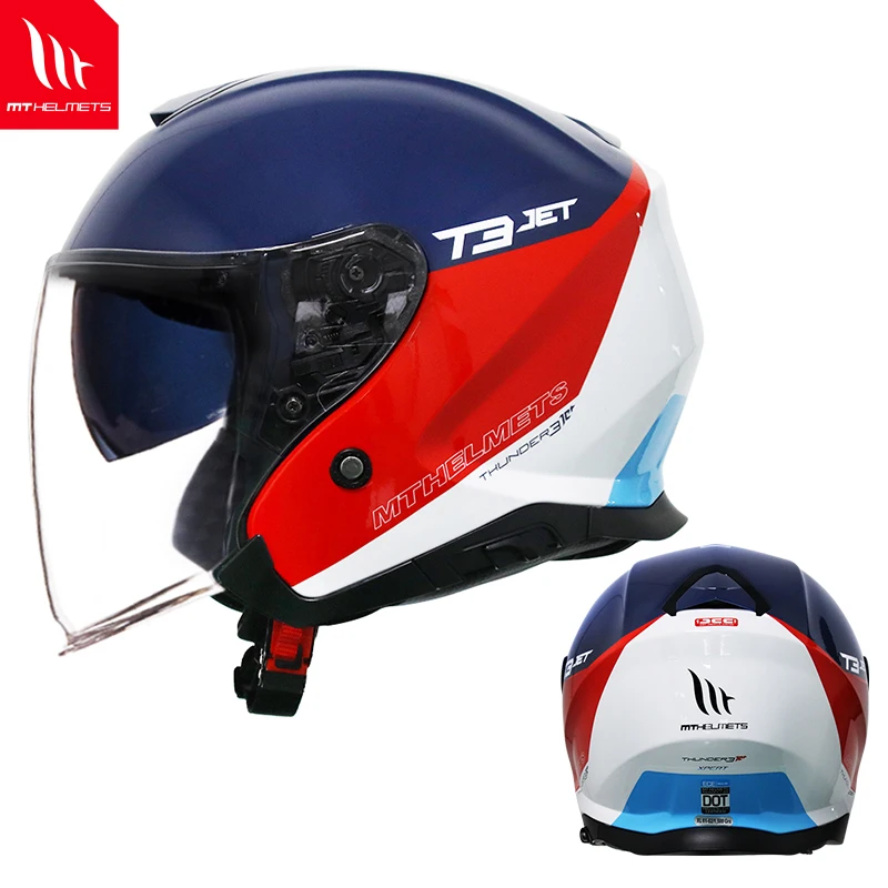 MT  3/4  ̽ ,  3 JET,  , , Moto Casco ECE DOT , 