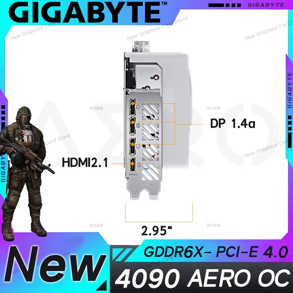 Рисунок 5 - Видеокарта Gigabyte RTX 4090 AERO OC 24G GDDR6X