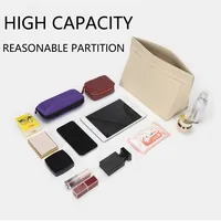 Felt Insert Bag Fits For Longchamp Handbag Liner Bag Felt Cloth Makeup Bag Support Travel Portable Insert Purse Organizer 2