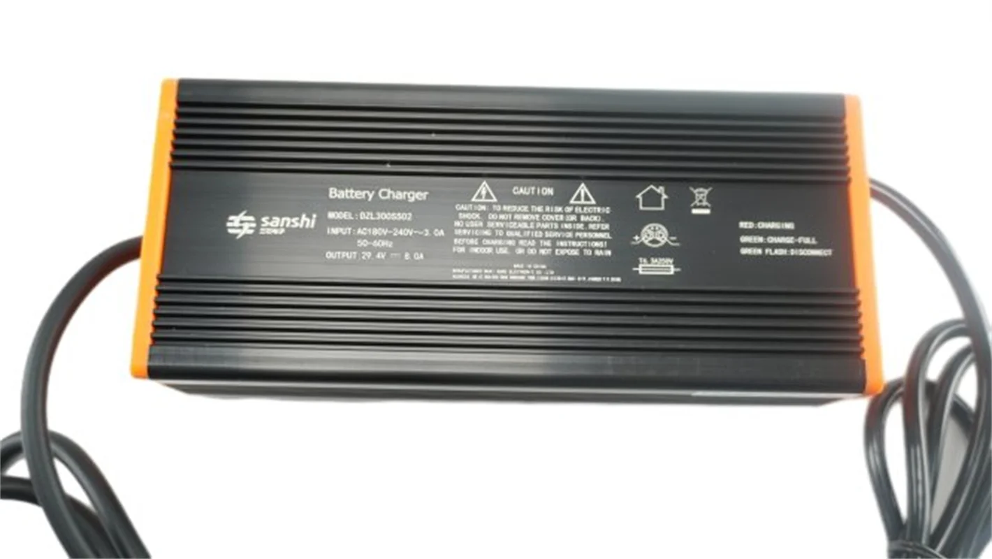 Forklift Parts Original 180-240V Input Lithium Battery Charger DZL300SS02 24V 8A 921000200353 for Noblelift PTE15N Pallet Truck