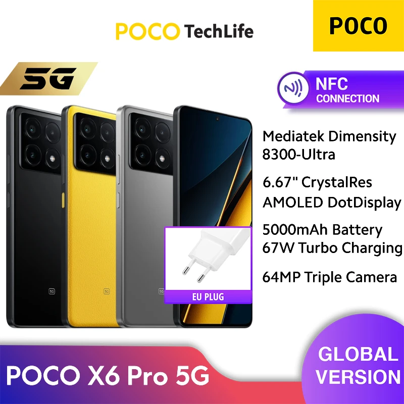 Глобальная версия POCO X6 Pro 5G