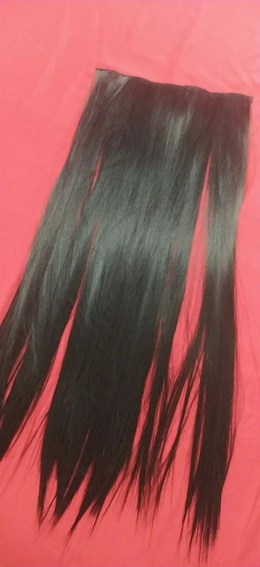 Lisix Synthetic Clip In Hair Extensions (5 Clips) photo review