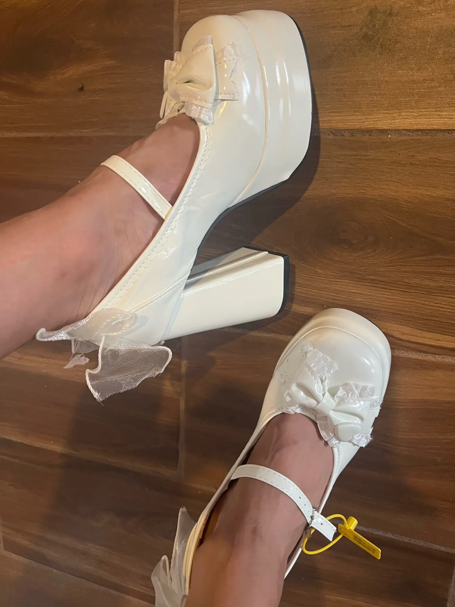 Starlit Lace-Bow Mary Janes photo review