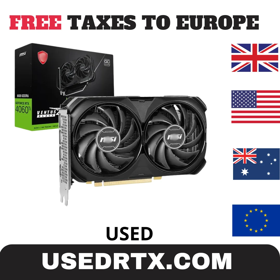 MSIGeForceRTX4060TiVENTUS2XBLACK8GOCGamingGraphicsCard8G