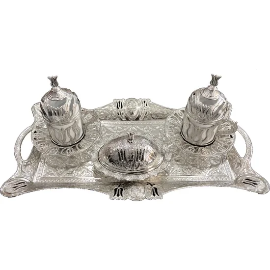 

Тюльпан Серебряный набор из двух кофейных чашек новая модель тюльпан Серебряный набор из двух кофейных чашек