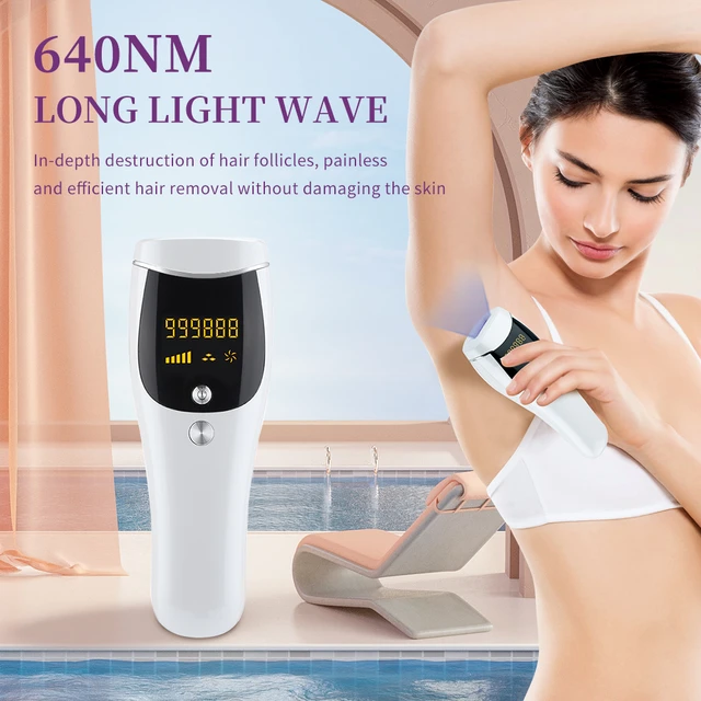 Depiladora láser IPL para mujeres, depilación permanente para cuerpo,  brazos, Bikini, piernas, 999999 Flashes - AliExpress