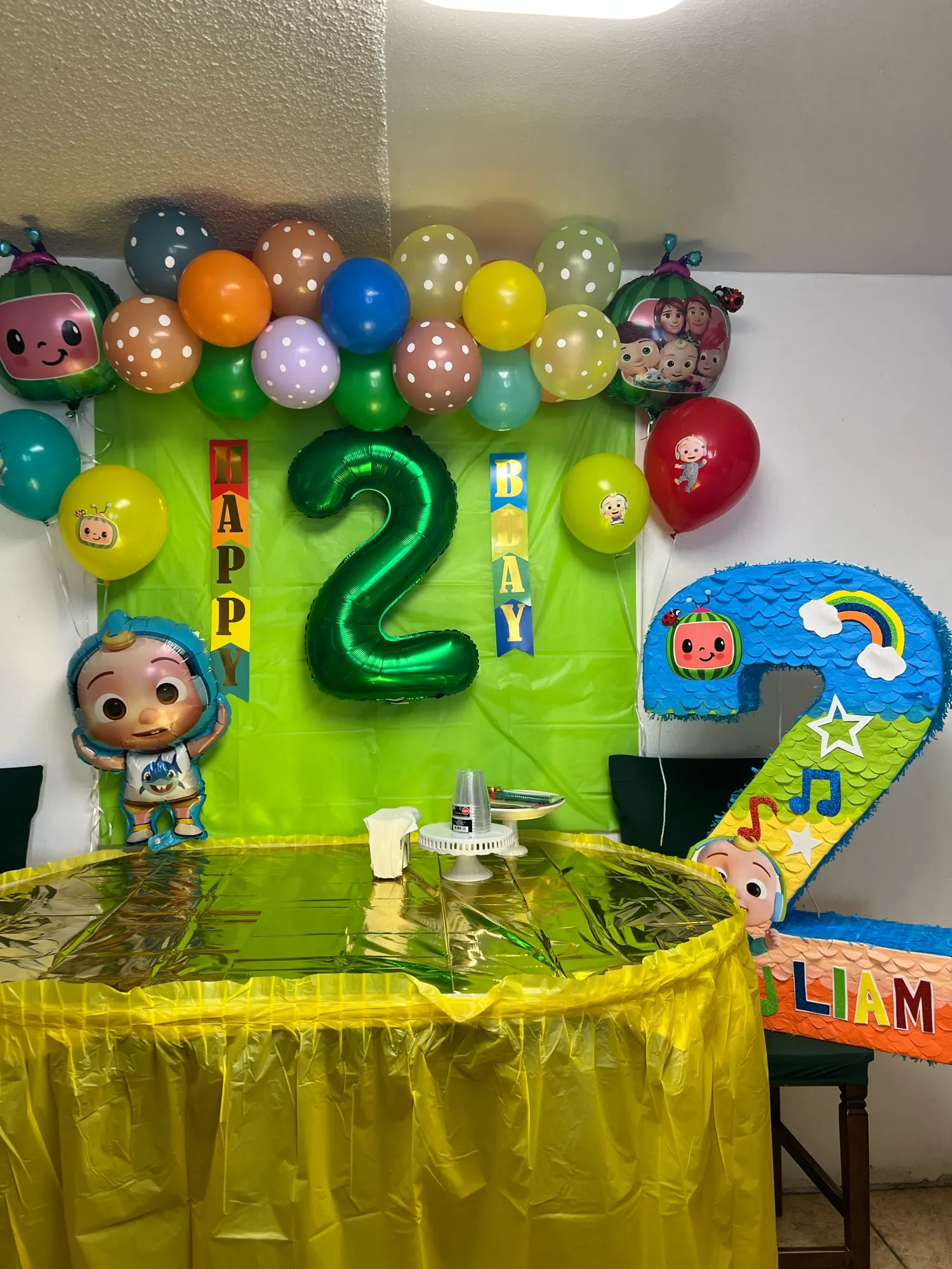 Coconut Meloned Aluminum Foil Balloon Set photo review