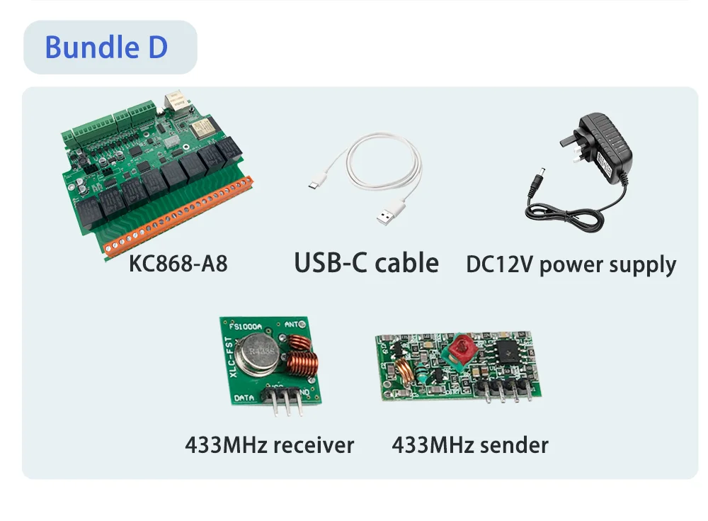 KC868-A8 ethernet relais esp32 entwicklungs board wifi schalter esphome home assistent tasmota diy – Detail 31