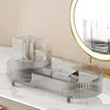 360°Rotating Makeup Organizer Makeup Brush Holder Cosmetic Storage Box Makeup Storage Organizer Pencil Holder Lipstick Organizer 5
