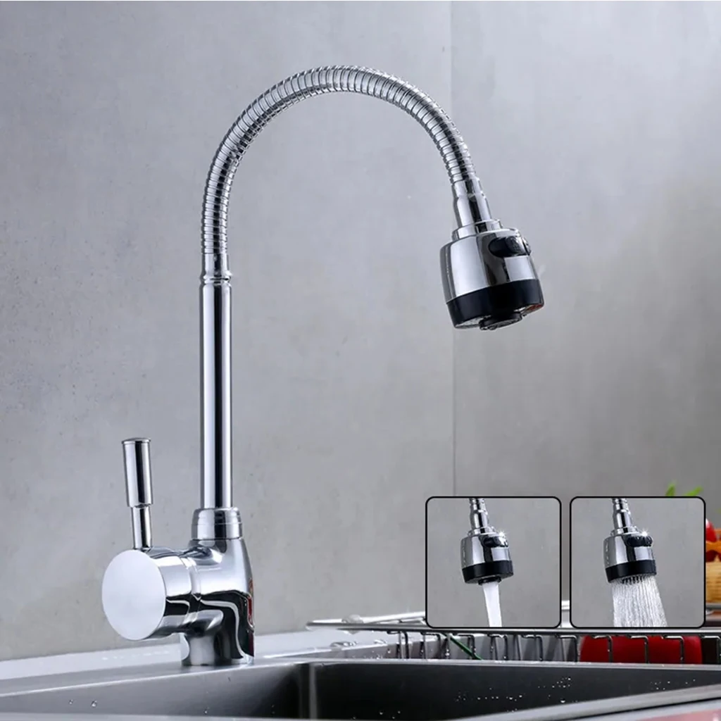 Gourmet Kitchen Sink Faucet Flexible Washbasin Shower Monocomed Mobile Mixed Water Hot And Cold K138