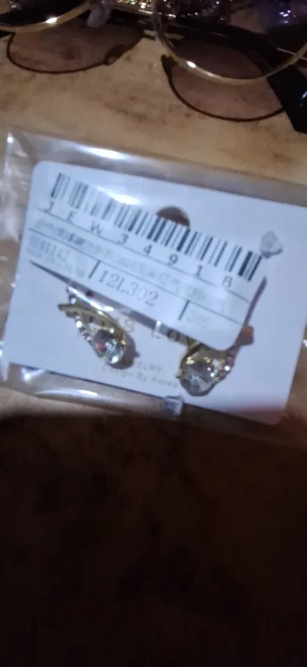 Korean Style Fashion Cross Stud Earrings photo review